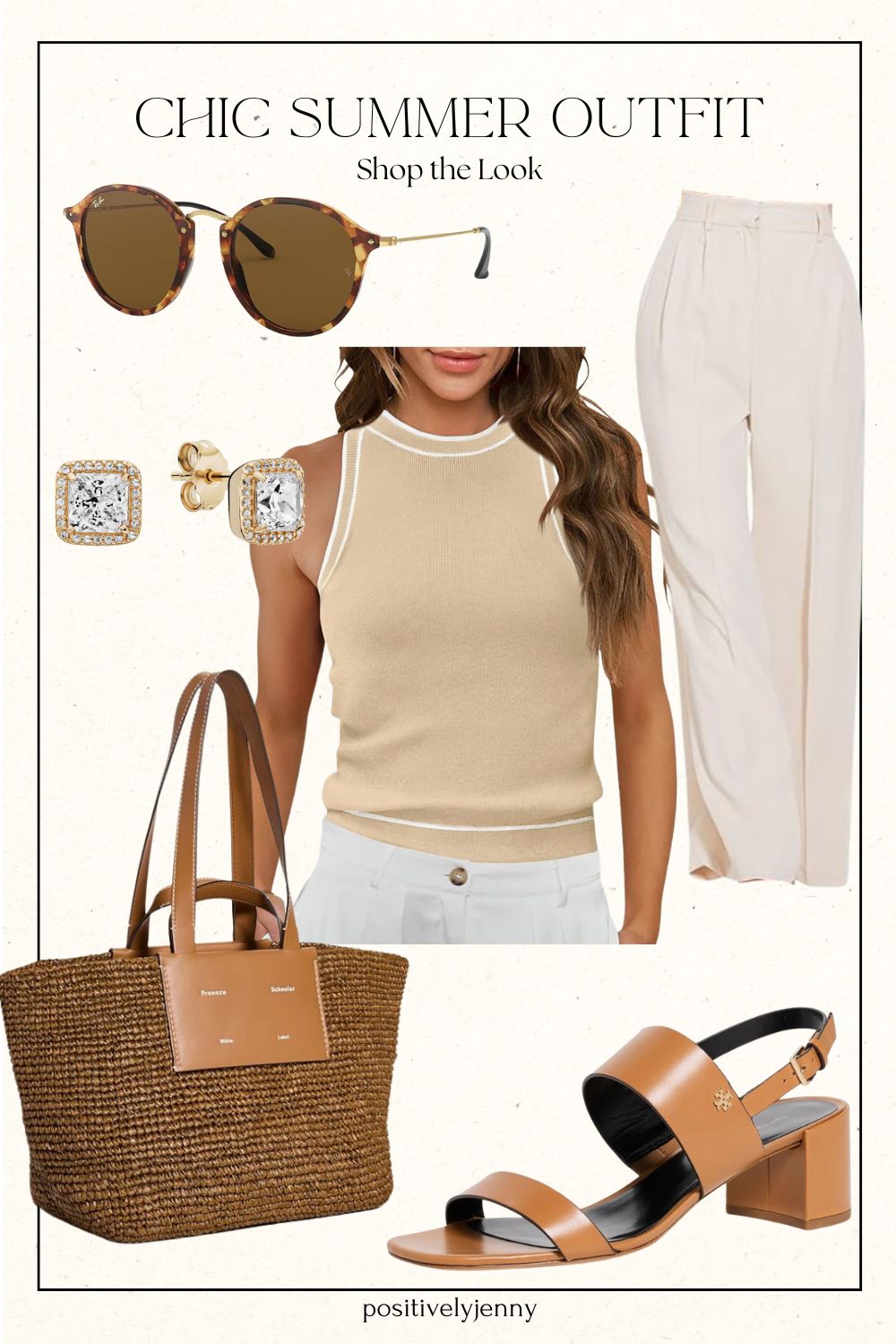 Chic Neutral Summer Outfit